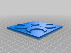 Caidan Cross Print Block
