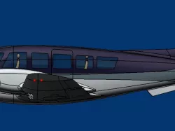 Conceptual Twin-Engine Plane