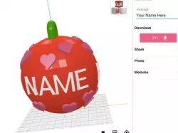 CraftML Custom Message Ornament