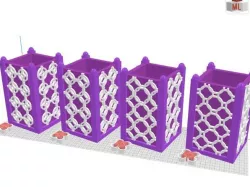 CraftML Pen Holder Custom Texture