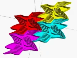 Customizable Escher Sand Birds