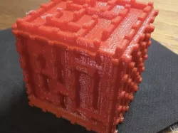 Customizable, Random 3D Maze Cube using CraftML