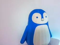 Cute 3D Printable Penguin/Baby Penguin with Drawer Organizer Secret Compartment