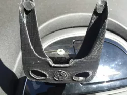 fiat iphone 6 plus mount on the tomtom plug - supporto iphone 6plus per fiat su supporto tomtom blue&me