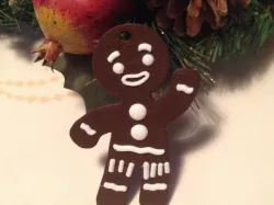 Gingerbread Man from Shrek / keychain or christmas ornament