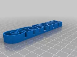 GRANT - 3D letters