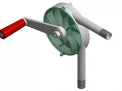 Hand water pump to make with 3D printer