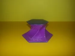 Hexagon twisted sculpture base