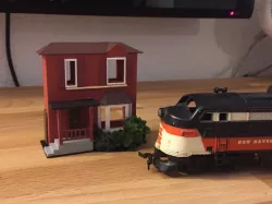 HO Scale Model Train Home