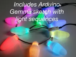 Holiday Light Necklace/Bulbs