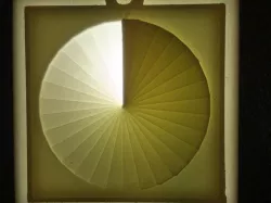 Lithopane filament calibration tool