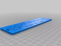My Customized Customizer Version of luggage label