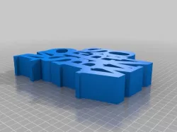 My Customized Variable WORD Sculpture