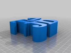 My Customized WORD Sculpture