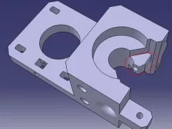 Ninja Cyborg Geared Bowden Extruder