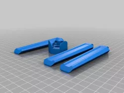 Separated legs and base for "Mini Tripods" by walter