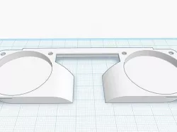 Slim double fans for Zortrax M200