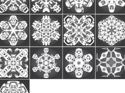 Star Wars Snowflakes by Anthony Herrera - 2013
