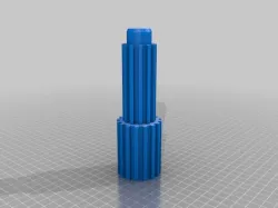 Telescopic Comb Handle tool OpenSCAD