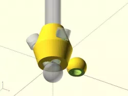 Three Magnet Connector for Delta Printer Arms