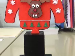 Ugliest Sweater Trophy