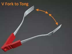 V Forks to Tongs