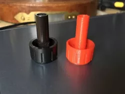 Vintage radio knob