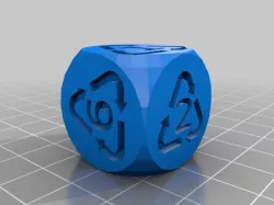 1-6 Recyclable Sign Die