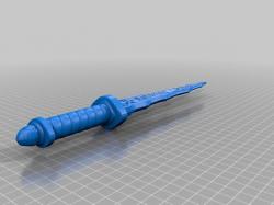 3d printed dagger 【 STLFinder