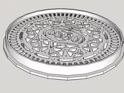 5" Oreo Cookie Cutter and Press