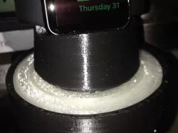 Apple Watch Charging Stand with "Hockey Puck" Base/Chord Storage