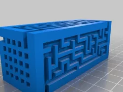 block Random maze cube generator, pure OpenSCAD