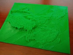 China topographic map