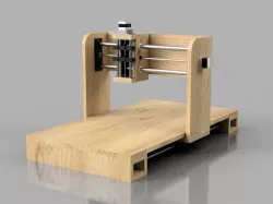 CNC printed parts