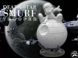DEATH STAR SMURF TROOPER