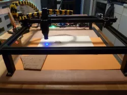 DIY Wifi Laser cutter and engraver with 3D printed parts