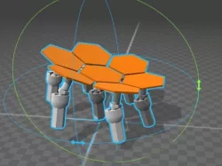 Flat lighting device - application