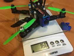 Grasshopper 160 (G160) Elgae/Eachine 15' FPV camera mount