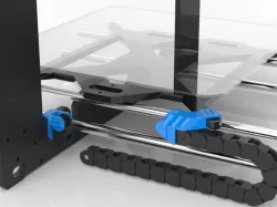Heatbed installation: Clips for installing a cable chain. Screwless.