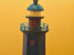 Hexagonal Lighthouse - Balcony fix and optics for small scale print