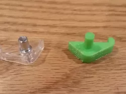 Ikea glass shelf bracket