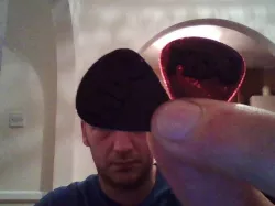 Initials KDJ guitar pick