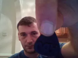 Initials KDJ guitar pick