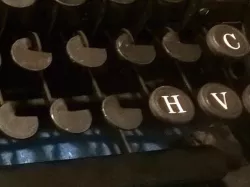 Keys for Corona portable typewriter