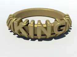 King Ring bracelet or crown