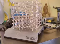 LED Cube jig and stand