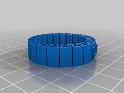 LUKE DUKEM 2 flexible name bracelet