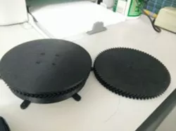 Marble Turntable with Gear