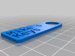 Mike Customized Simple  Key Tag