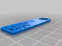Mike Customized Simple  Key Tag